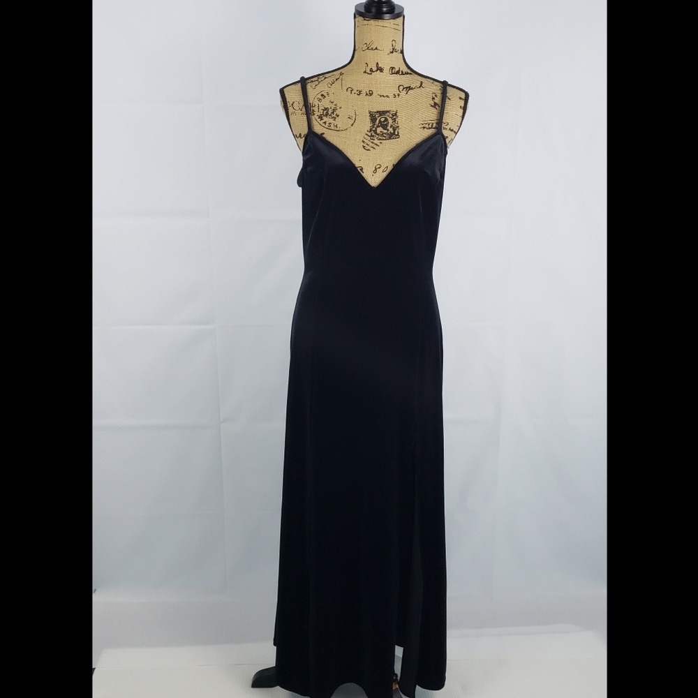 Victoria Secret Velvet Lingerie Maxi dress size M